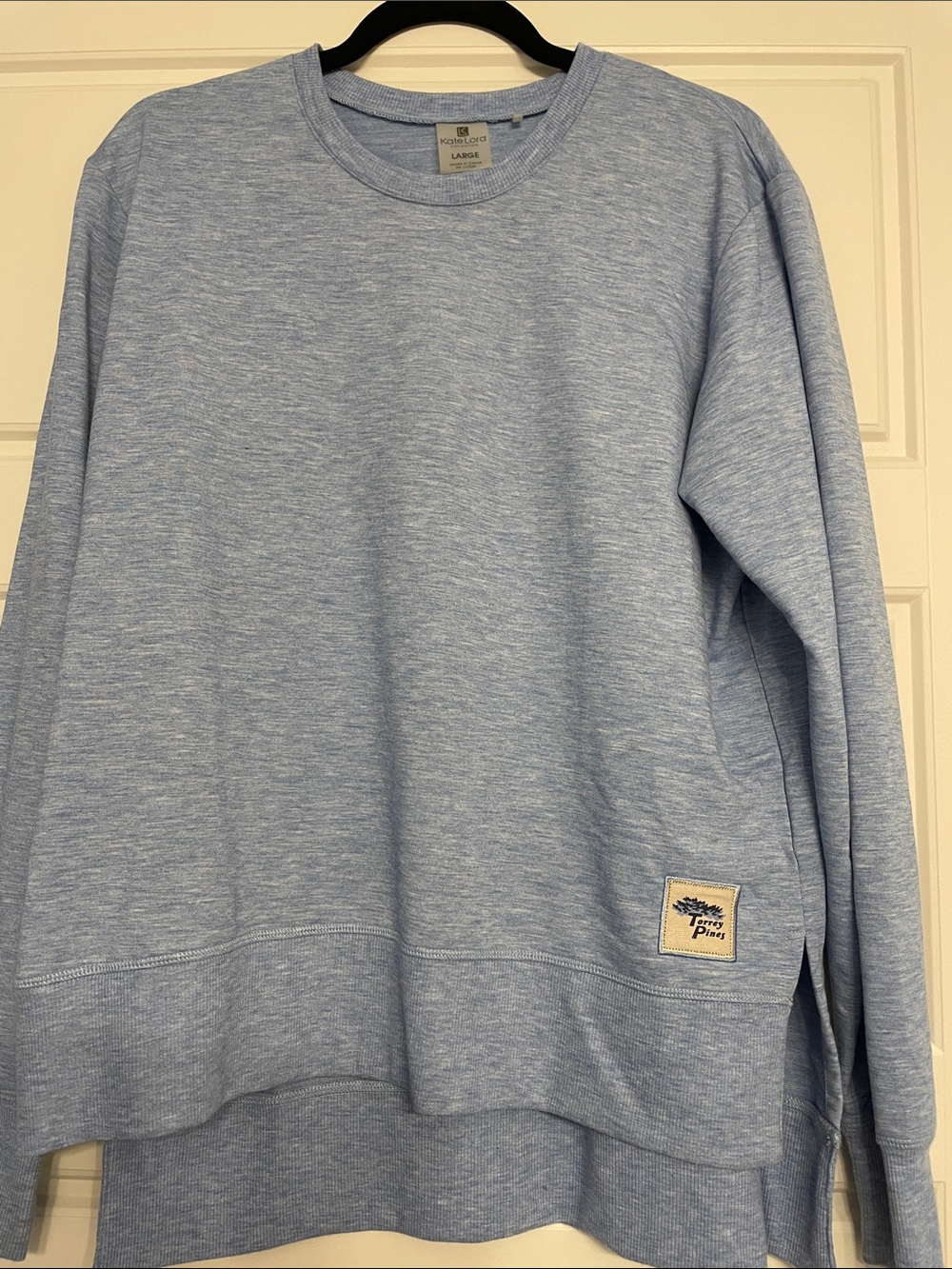 Torrey Pines Kate Lord Light Blue Crewneck Sweatshirt